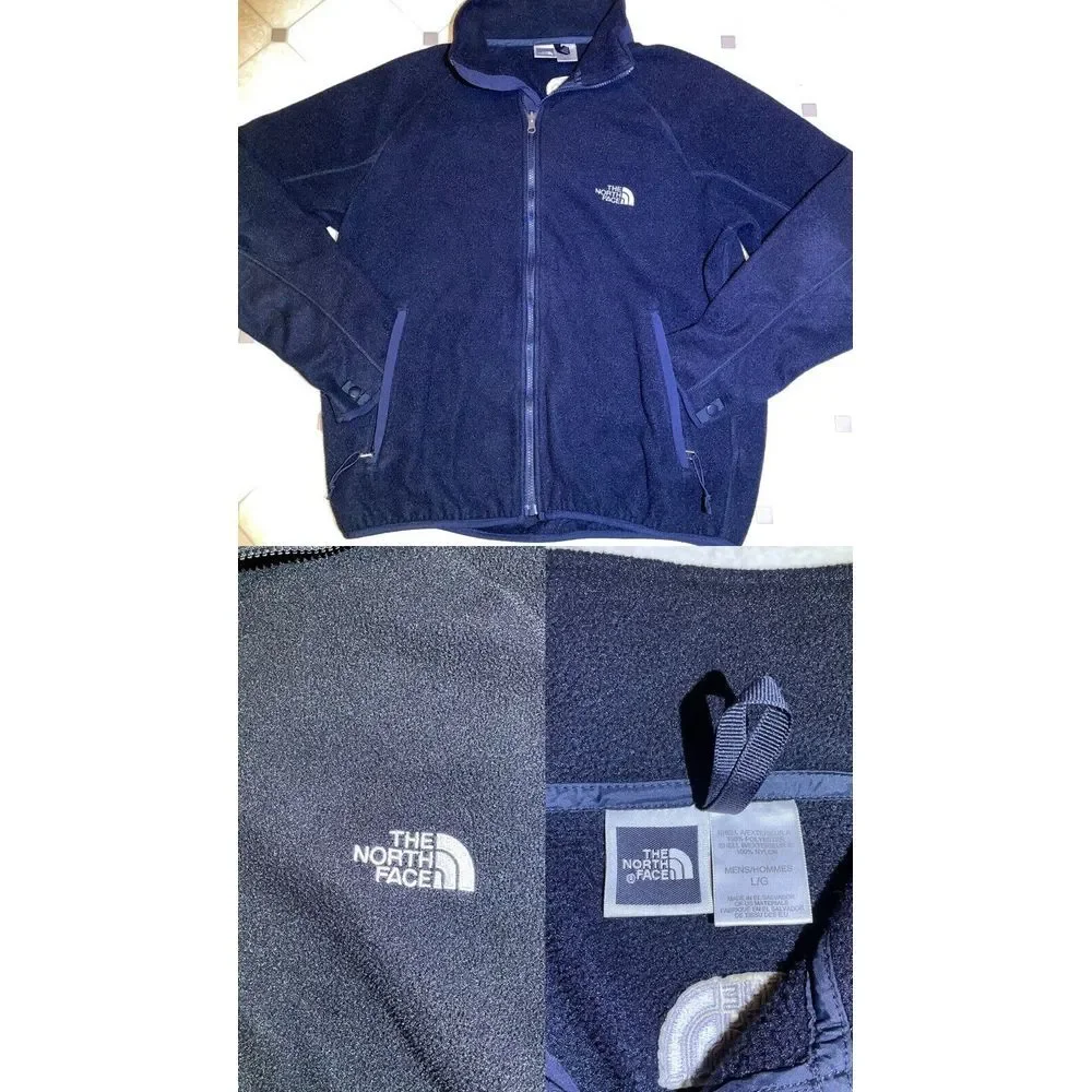 The North Face Fleece Full Zip‎ Jacket Men's Size Large Vintage Y2K 90s Retro